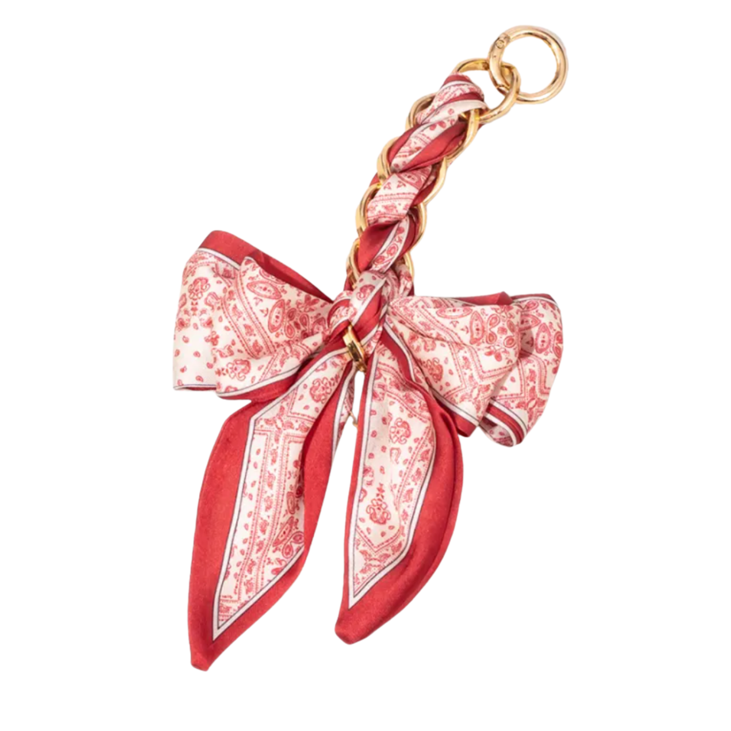 Silk Bow Bag Charm
