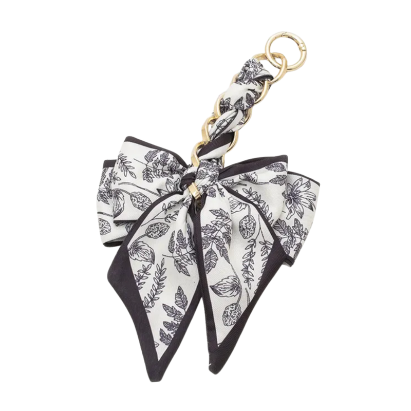 Silk Bow Bag Charm