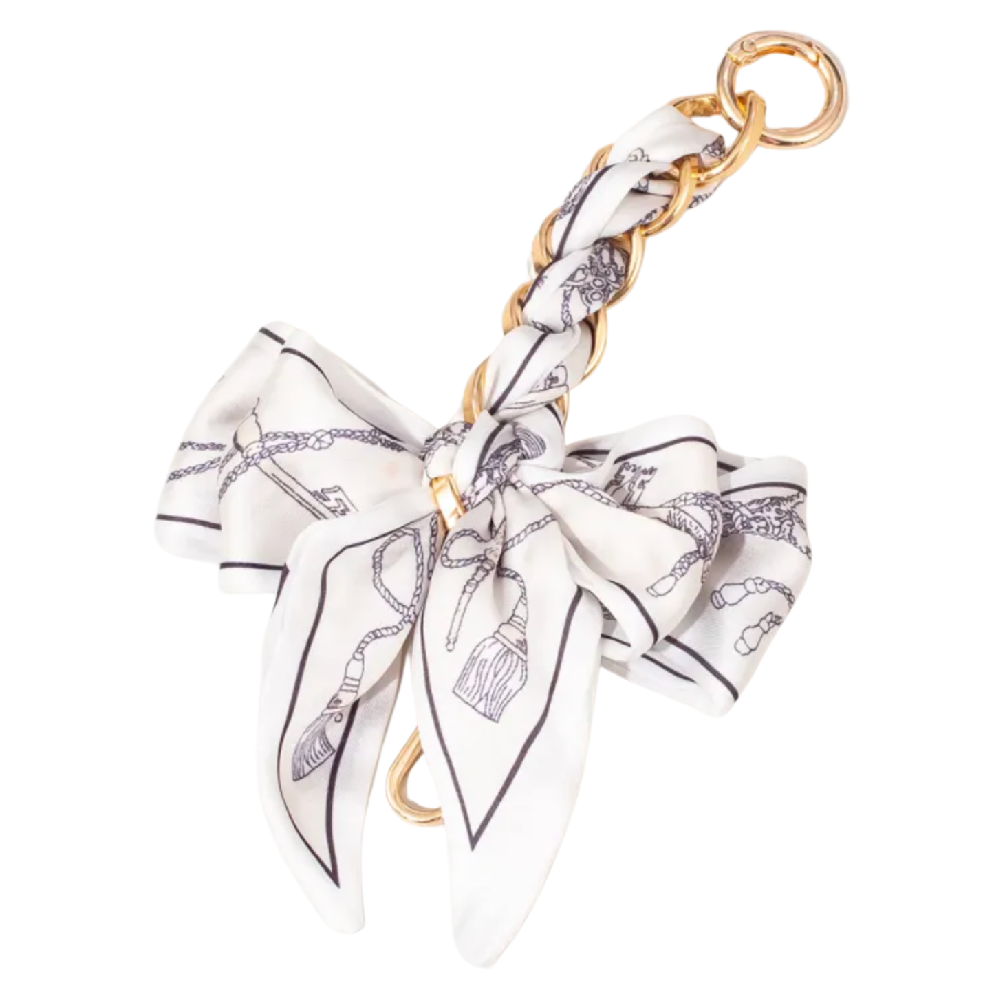 Silk Bow Bag Charm